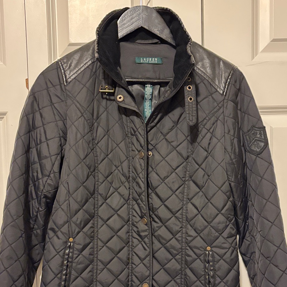 RALPH Lauren Black Quilted Women's Jacket xs